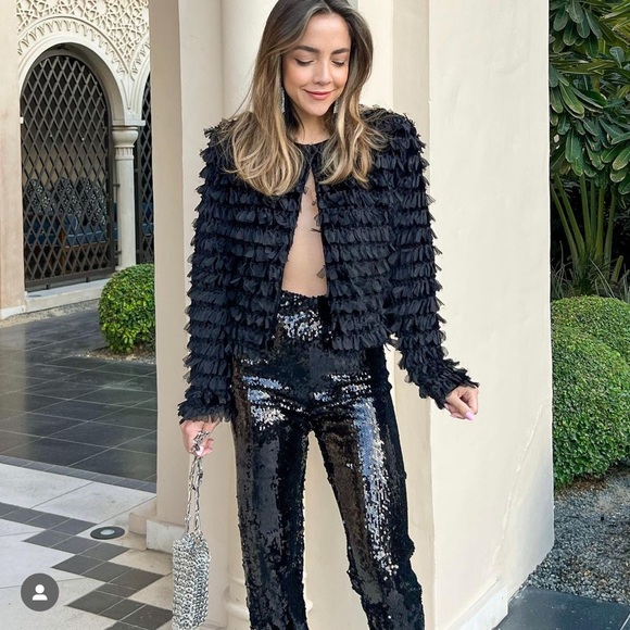 ZARA STRUCTURED CROP JACKET - Picture 4 of 7